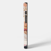 Wasserfarbe Kürbisfall-Design mit Namen Case-Mate iPhone Hülle (Rückseite / Links)