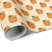 Wasserfarbe Kürbisgewächse Geschenkpapier (Rolleneckpunkt)