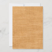 Wasserfarbe Kürbiskürbis Herbstkraut Brautparty Te Einladung (Rückseite)