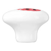 Wasserfarbe Ladybug Keramik Knobs Keramikknauf (Seitenansicht)