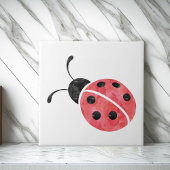 Wasserfarbe Ladybug Keramik Tile Fliese