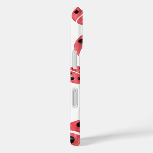 Wasserfarbe Ladybug Personalisiert iPhone Case (Rückseite / Rechts)