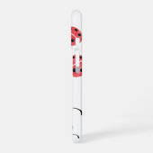 Wasserfarbe Ladybug Personalisiert iPhone Case 16 Hülle (Linke Seite)