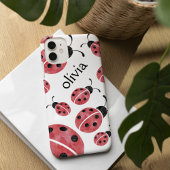 Wasserfarbe Ladybug Personalisiert iPhone Case 16 Hülle