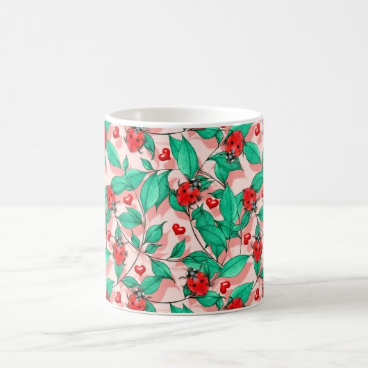 Wasserfarbe Ladybug Tasse (Mittel)