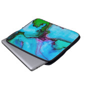 Wasserfarbe Laptopschutzhülle (Vorne Knopf)