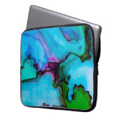 Wasserfarbe Laptopschutzhülle (Vorderseite Links)