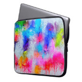 Wasserfarbe Laptopschutzhülle (Vorderseite Links)
