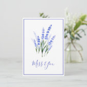 Wasserfarbe Lavender Bouquet (Stehend Vorderseite)