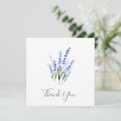 Wasserfarbe Lavender Bouquet Dankeskarte (Stehend Vorderseite)