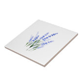 Wasserfarbe Lavender Bouquet Fliese (Seite)