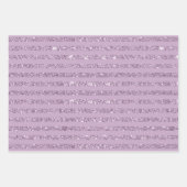 Wasserfarbe Lavender Bouquet Geschenkpapier Set (Vorderseite 3)