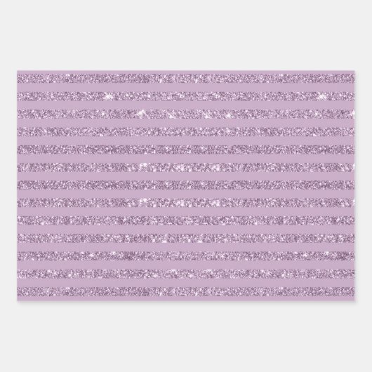 Wasserfarbe Lavender Bouquet Geschenkpapier Set (Vorderseite 3)
