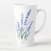 Wasserfarbe Lavender Bouquet Milchtasse (Rechts)