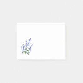 Wasserfarbe Lavender Bouquet Post-it Klebezettel