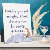 Wasserfarbe Le Petit Prince Der kleine Prinz Fotoplatte (Seite)