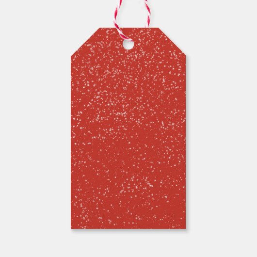 Wasserfarbe Lebkuchen Haus Frohe Weihnachten Geschenkanhänger (Rückseite)