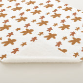 Wasserfarbe Lebkuchen Mann Cookie Holiday Baby Sherpadecke (3/4)