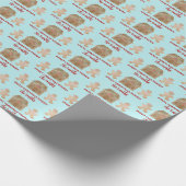 Wasserfarbe Lebkuchen Sweet Christmas wünscht Wrap Geschenkpapier (Ecke)