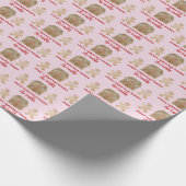 Wasserfarbe Lebkuchen Sweet Christmas wünscht Wrap Geschenkpapier (Ecke)