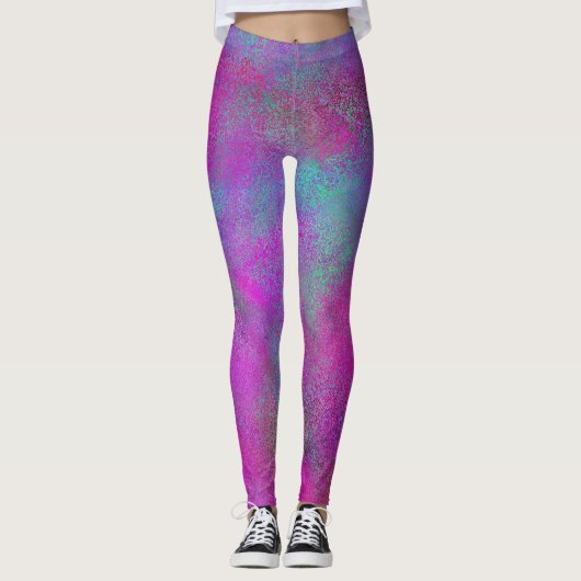 Wasserfarbe Leggings (Vorderseite)