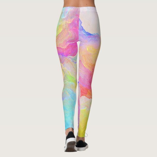 Wasserfarbe Leggings (Rückseite)