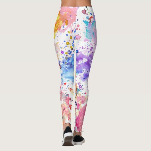 Wasserfarbe Leggings (Rückseite)