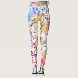 Wasserfarbe Leggings