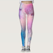 Wasserfarbe Leggings (Vorderseite)