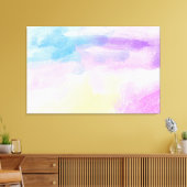 Wasserfarbe Leinwanddruck (Insitu (Wohnzimmer))