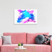 Wasserfarbe Leinwanddruck (Insitu (Wohnzimmer))