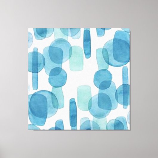 Wasserfarbe Leinwanddruck (Vorderseite)