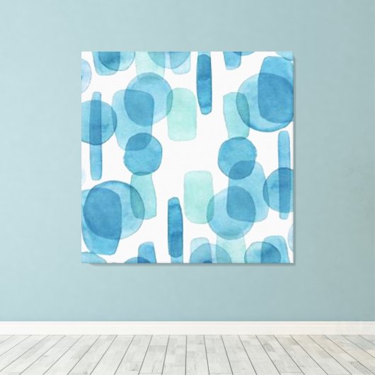 Wasserfarbe Leinwanddruck (Insitu (Holzboden))