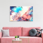 Wasserfarbe Leinwanddruck (Insitu (Wohnzimmer))