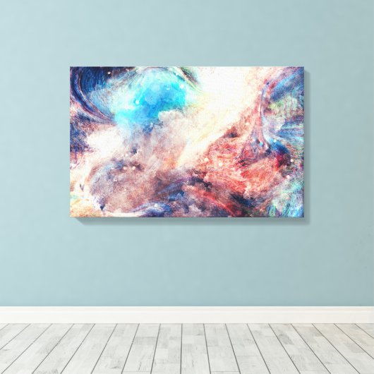 Wasserfarbe Leinwanddruck (Insitu (Holzboden))