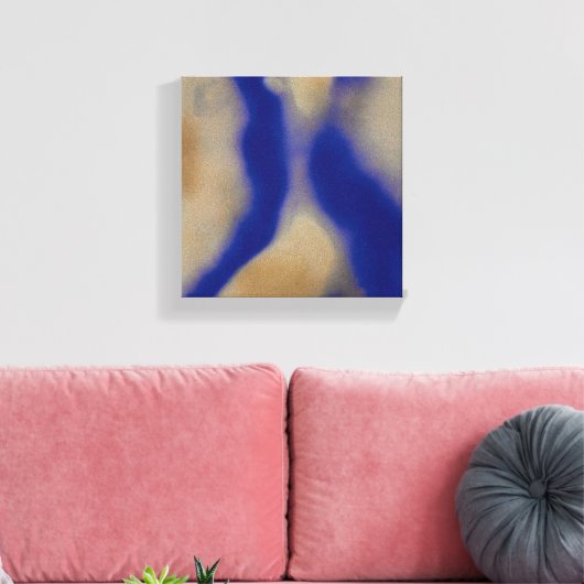 Wasserfarbe Leinwanddruck (Insitu (Wohnzimmer))