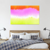 Wasserfarbe Leinwanddruck (Insitu (Schlafzimmer))