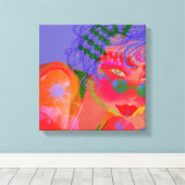 Wasserfarbe Leinwanddruck (Insitu (Holzboden))