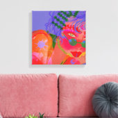 Wasserfarbe Leinwanddruck (Insitu (Wohnzimmer))