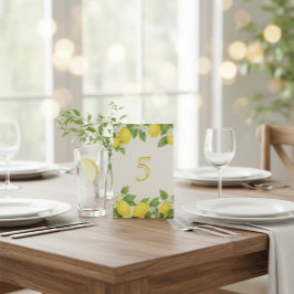 Wasserfarbe Lemon Birthday Sockelschild