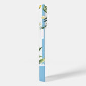 Wasserfarbe Lemon Blauer Streifen Case-Mate iPhone Hülle (Rückseite / Rechts)