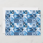 Wasserfarbe Lemon Positano Brautparty Grazie Dankeskarte (Rückseite)