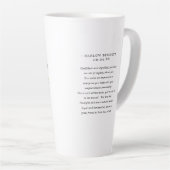 Wasserfarbe Leo Astrologie Zodiac Zeichen | Monogr Milchtasse (Rechte Ecke)