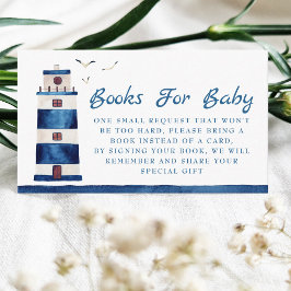 Wasserfarbe Leuchtturm Kinderdusche Buchungsanfrag Begleitkarte