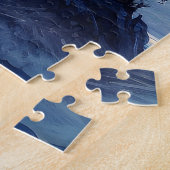 Wasserfarbe Leuchtturm Puzzle (Seite)