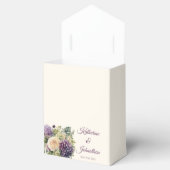 Wasserfarbe Lila Blume Bouquet-Wedding Vielen Dank Geschenkschachtel (Geöffnet)