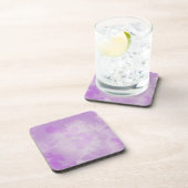 Wasserfarbe Lila Getränkeuntersetzer (Rechte Seite)