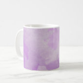 Wasserfarbe Lila Kaffeetasse (Vorderseite Links)