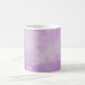 Wasserfarbe Lila Kaffeetasse (Mittel)