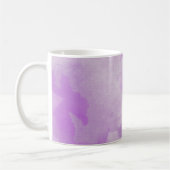 Wasserfarbe Lila Kaffeetasse (Links)